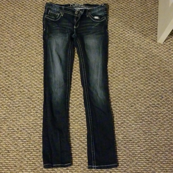 Dark Blue Skinny Jeans - Picture 1 of 1